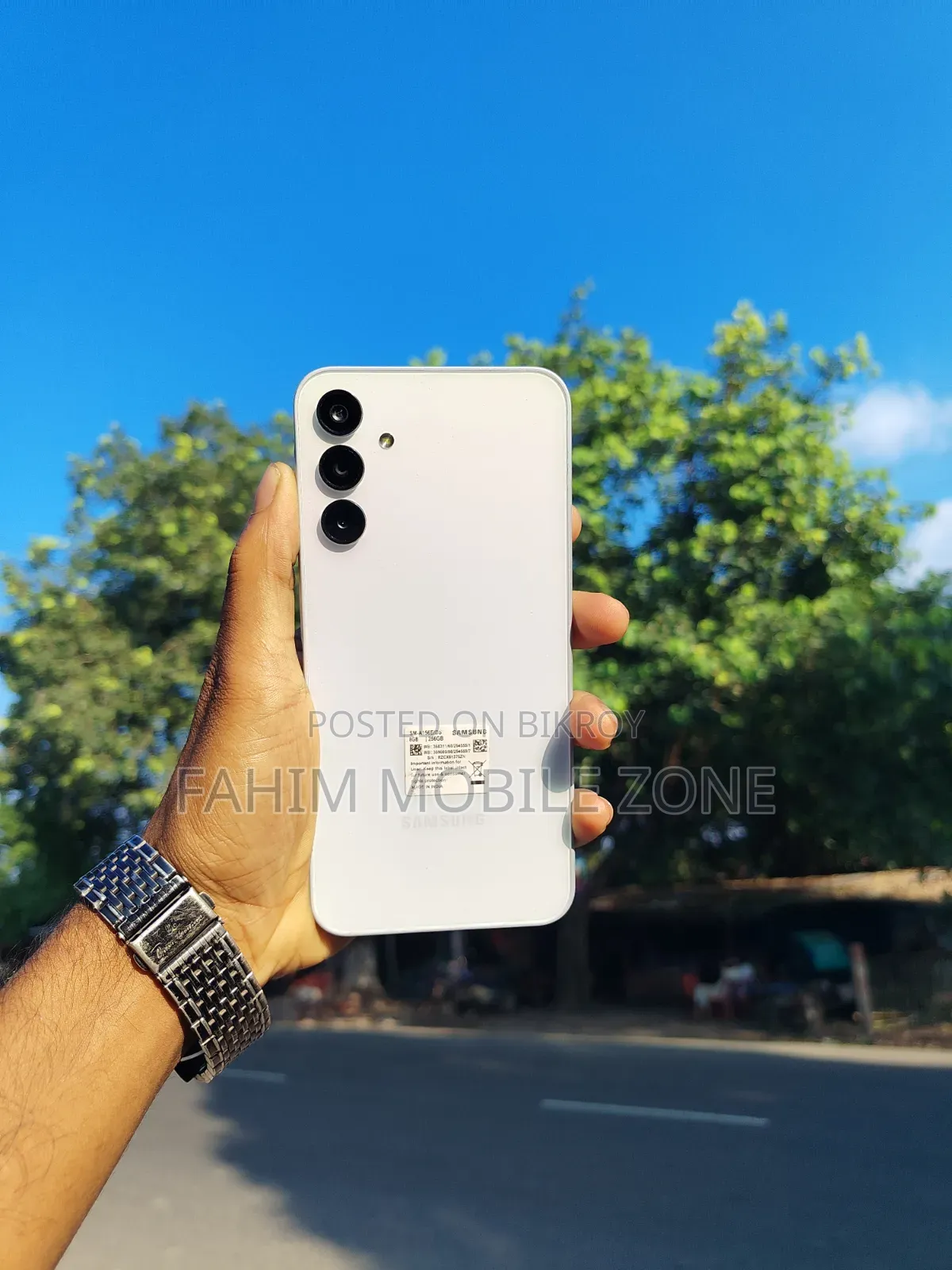 নতুন স্যামসাং গ্যালাক্সি এ১৫ ৫জি ২৫৬ জিবি সাদা