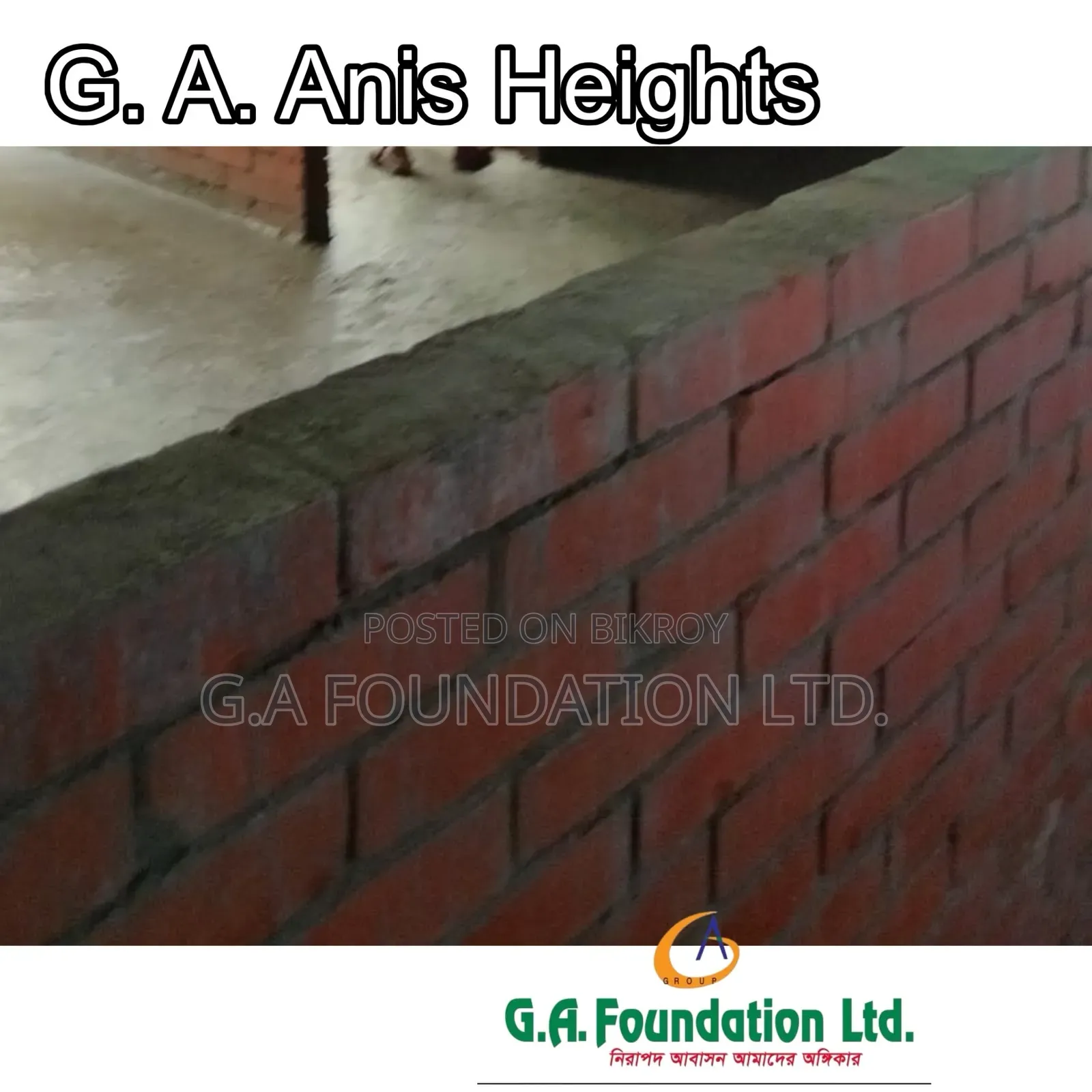3-Bedroom Apartment in G. A. Anis Heights, Mirpur for Sale
