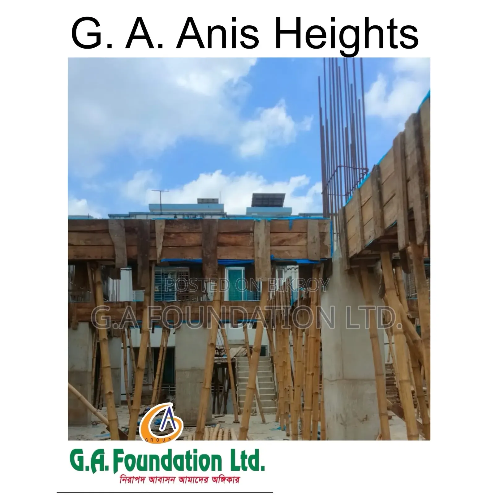 3-Bedroom Apartment in G. A. Anis Heights, Mirpur for Sale