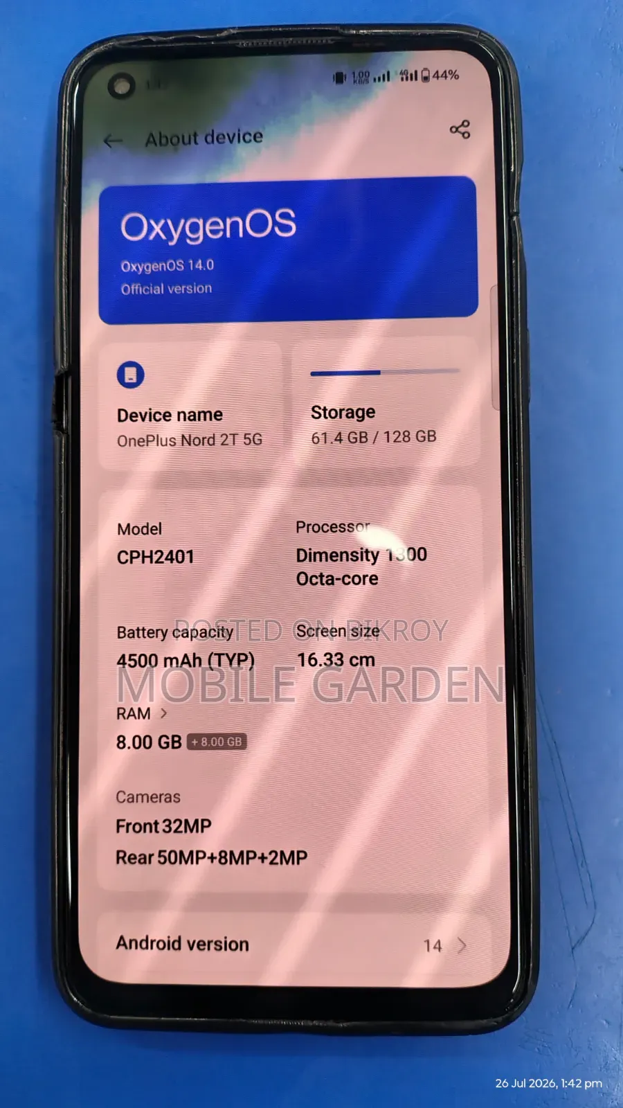 OnePlus Nord 2T 128 GB Black