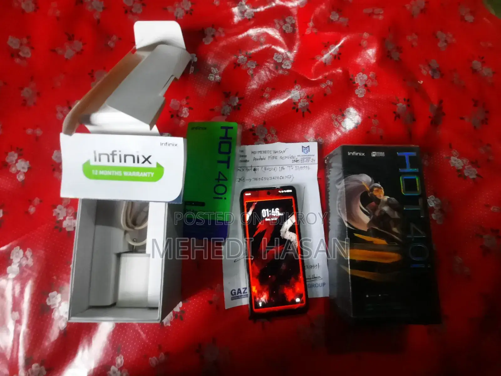 Infinix Hot 40i 128 GB Rose Gold