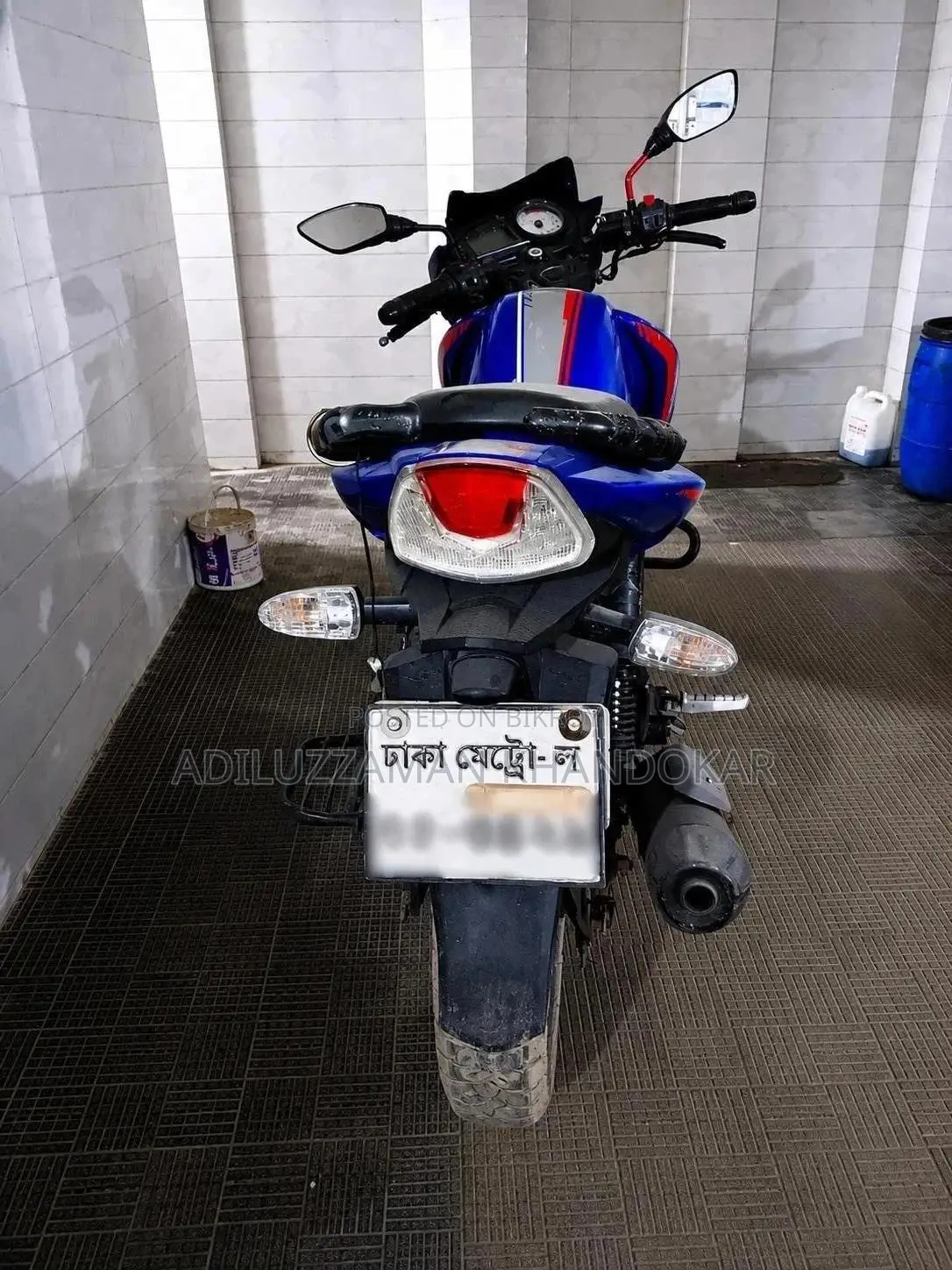 টিভিএস আপাচে আরটিআর ১৬০ টুভি ২০১৮ ব্লু
