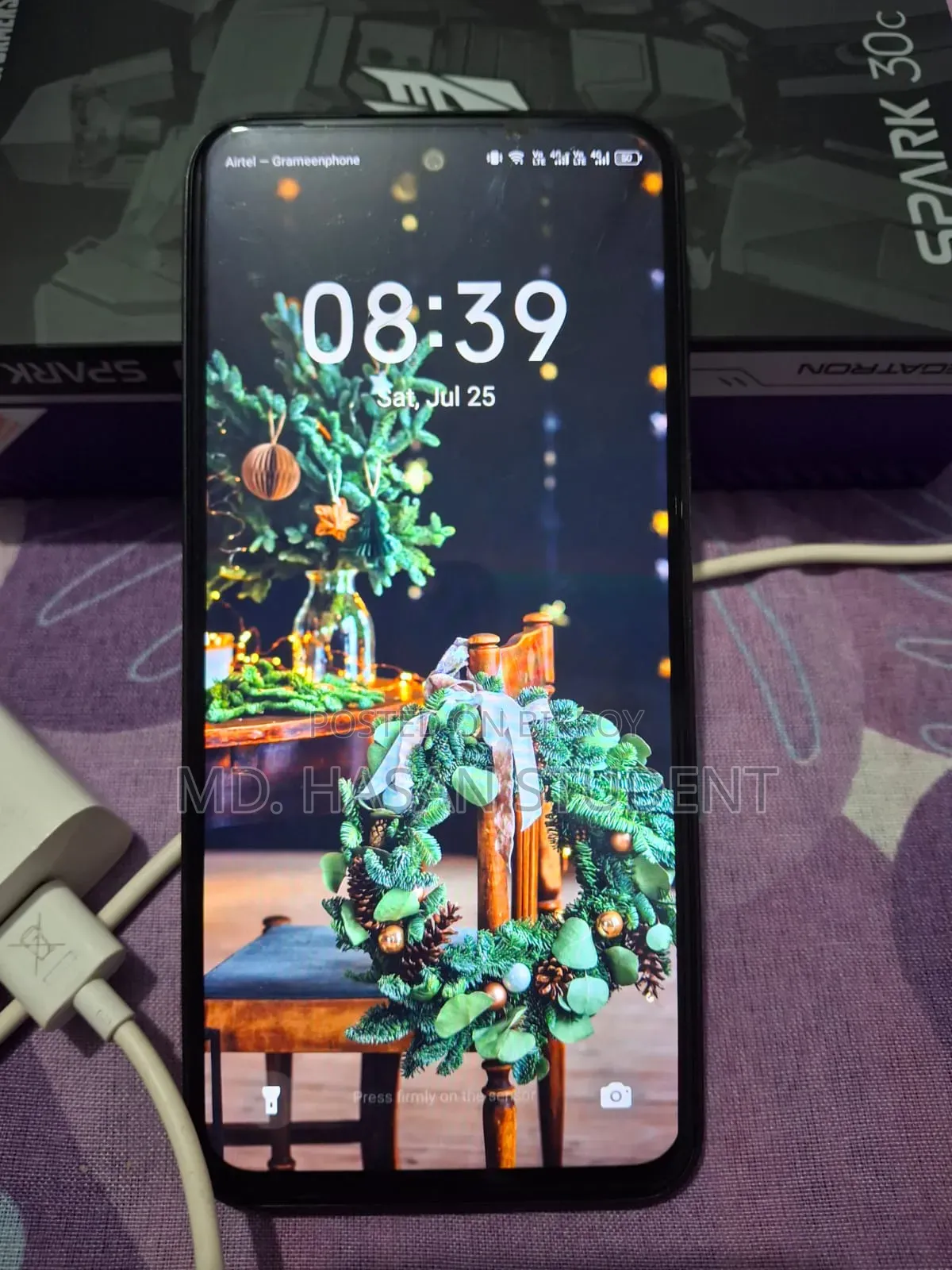 টেকনো স্পার্ক ৩০সি ১২৮ জিবি কালো