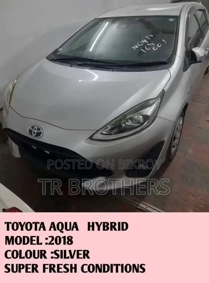 New Toyota Aqua 2018 Silver