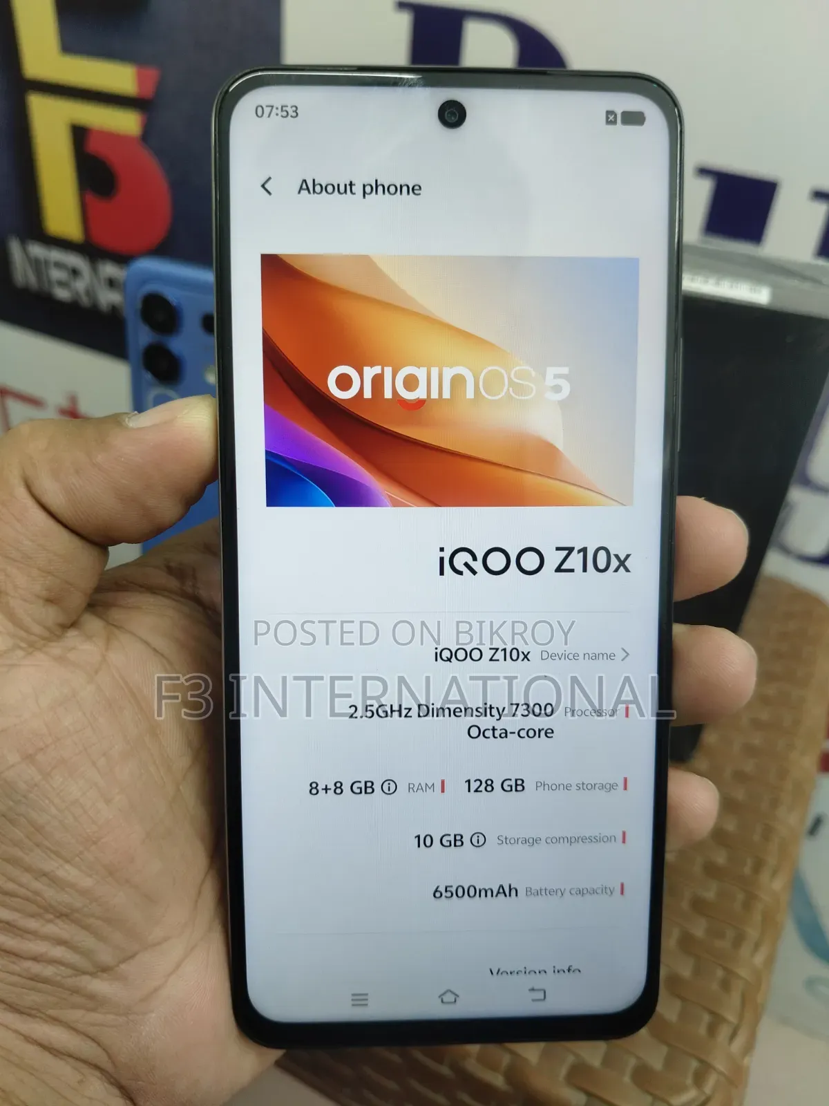 New iQOO Z10x 128 GB Black