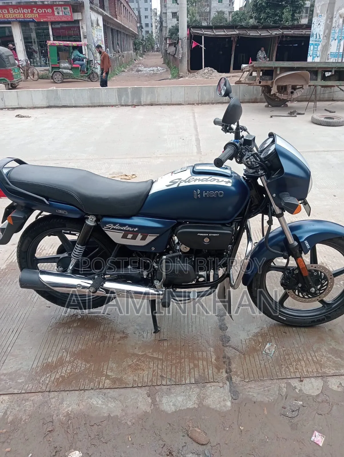 Hero Splendor Plus IBS i3S 2025 Blue