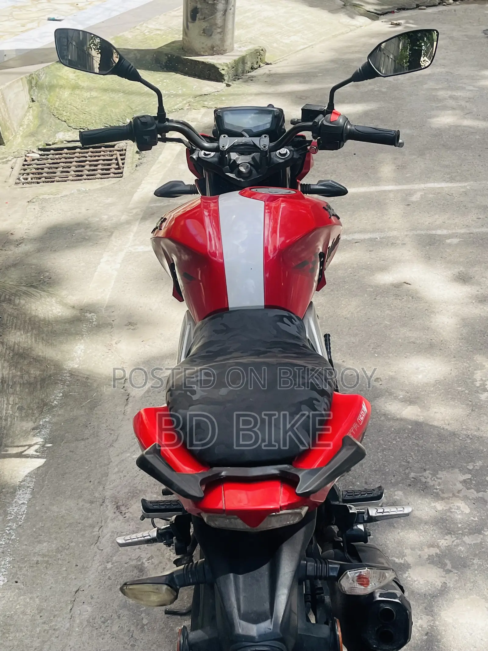টিভিএস অ্যাপাচি আরটিআর ১৬০ ৪ভি ২০১৯ লাল