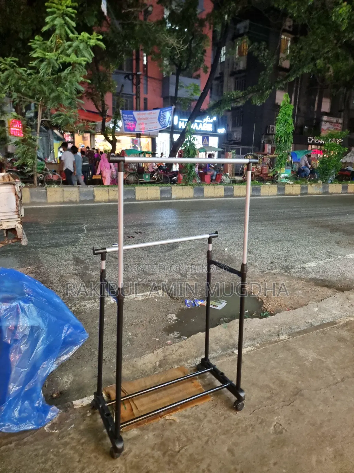 Double Pole Clothes Rack for Sale