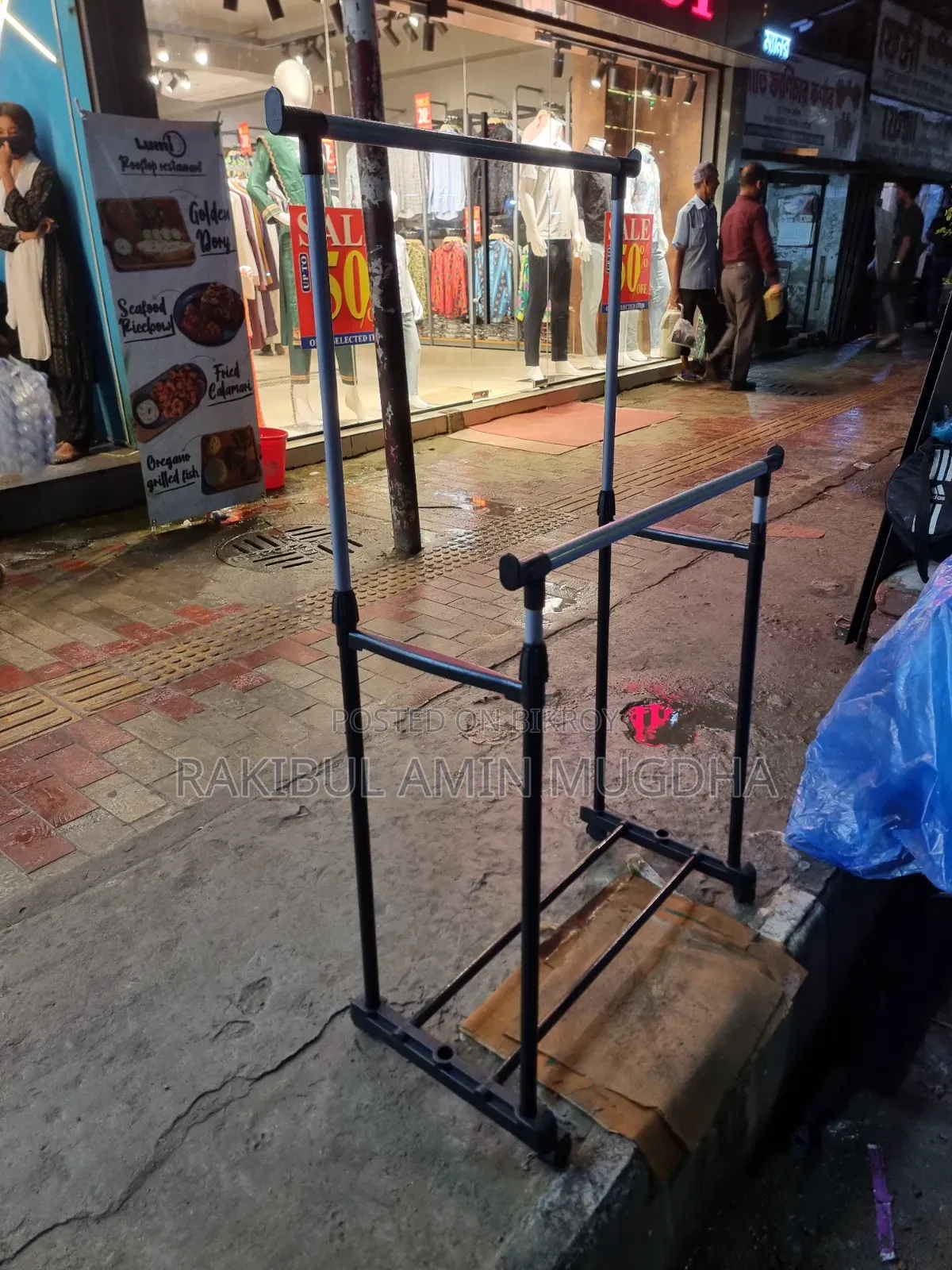 Double Pole Clothes Rack for Sale