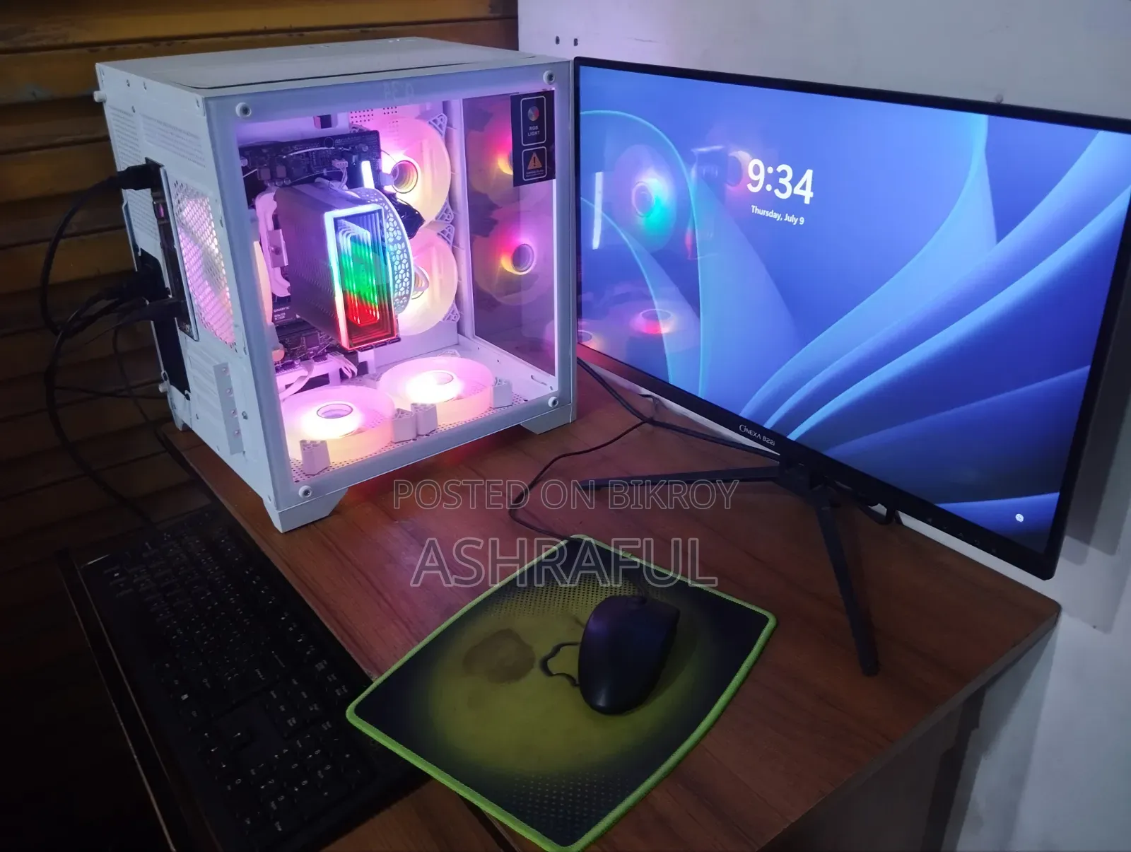 Desktop Computer Asus 16GB AMD Ryzen 7 HDD+SSD 500GB