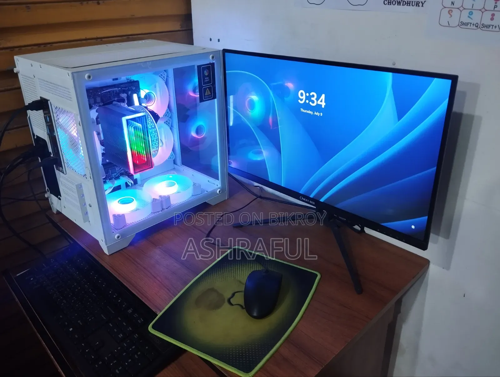 Desktop Computer Asus 16GB AMD Ryzen 7 HDD+SSD 500GB