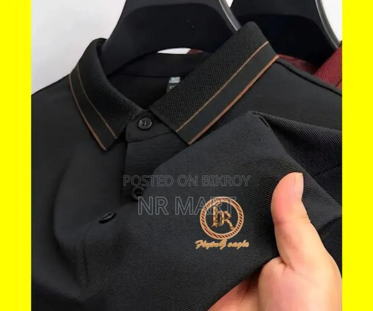Trendy Premium Polo Shirt with China Sticker