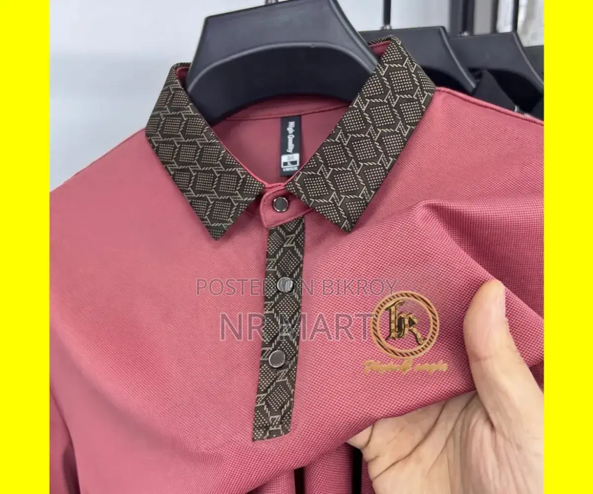 Trendy Premium Polo Shirt with China Sticker