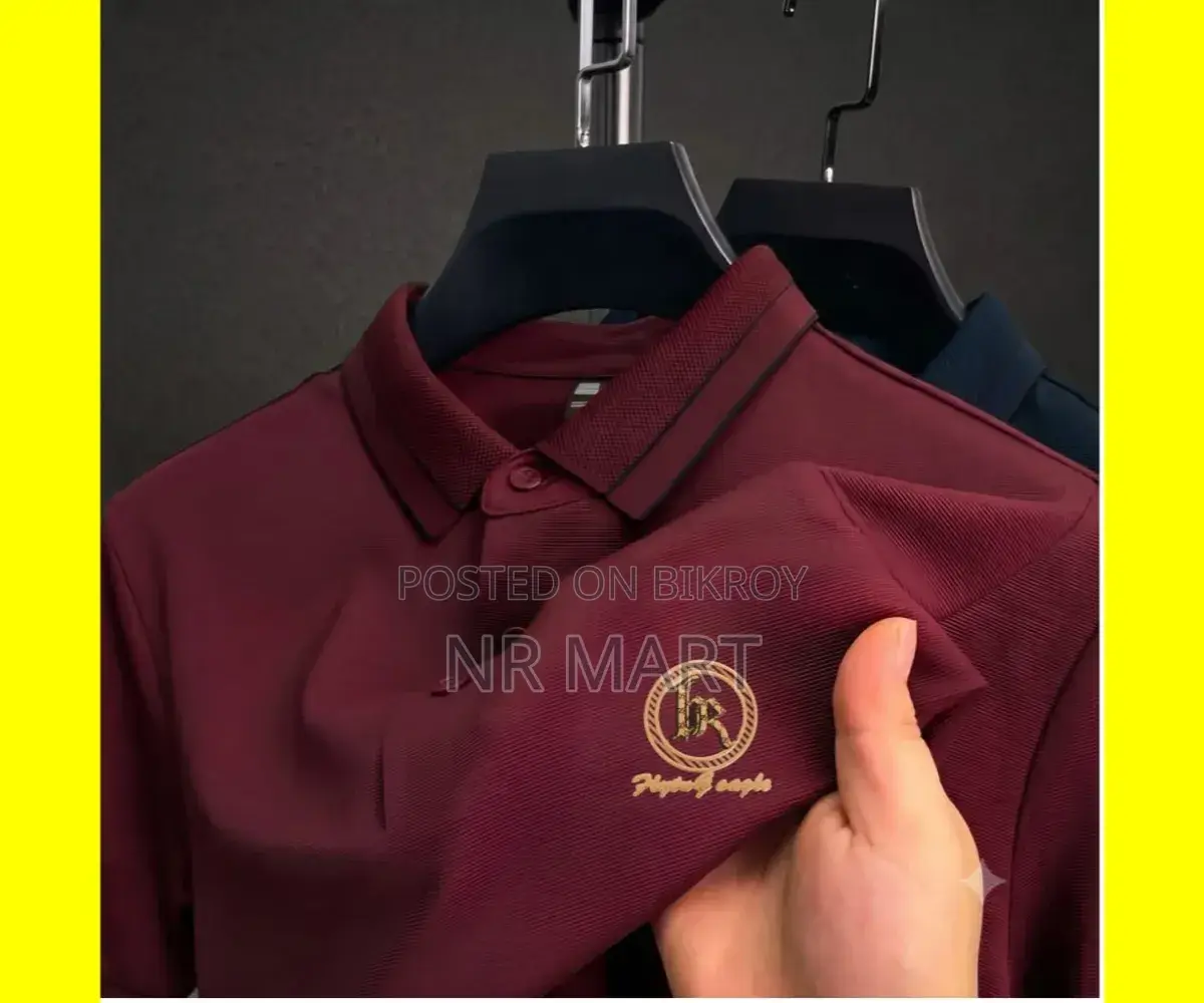 Trendy Premium Polo Shirt with China Sticker