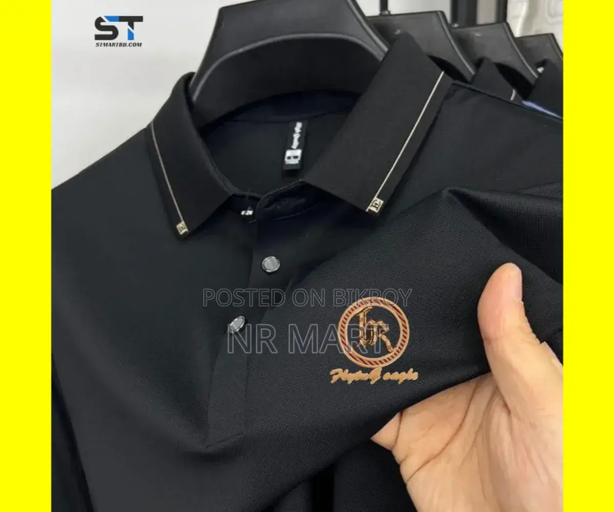 Trendy Premium Polo Shirt with China Sticker
