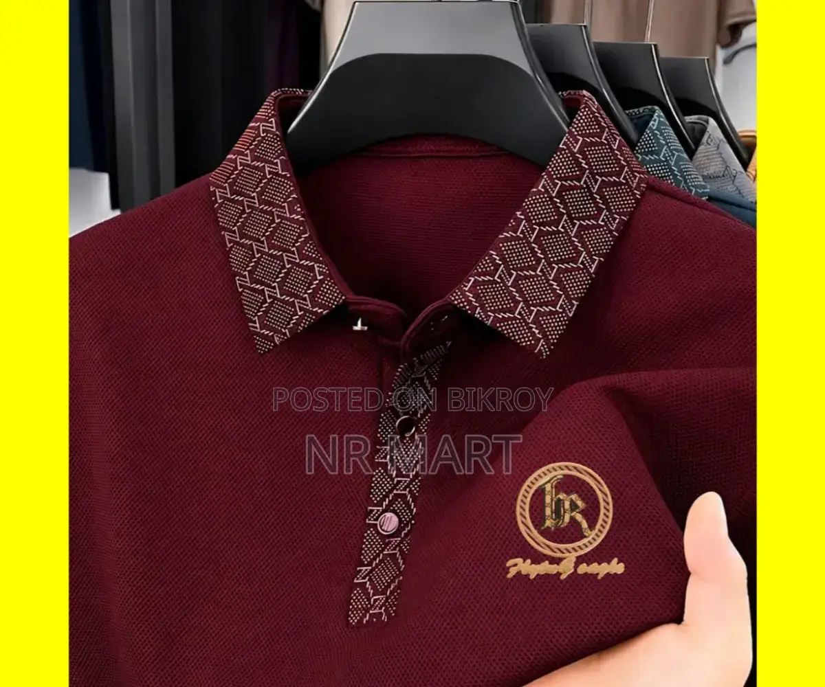 Trendy Premium Polo Shirt with China Sticker