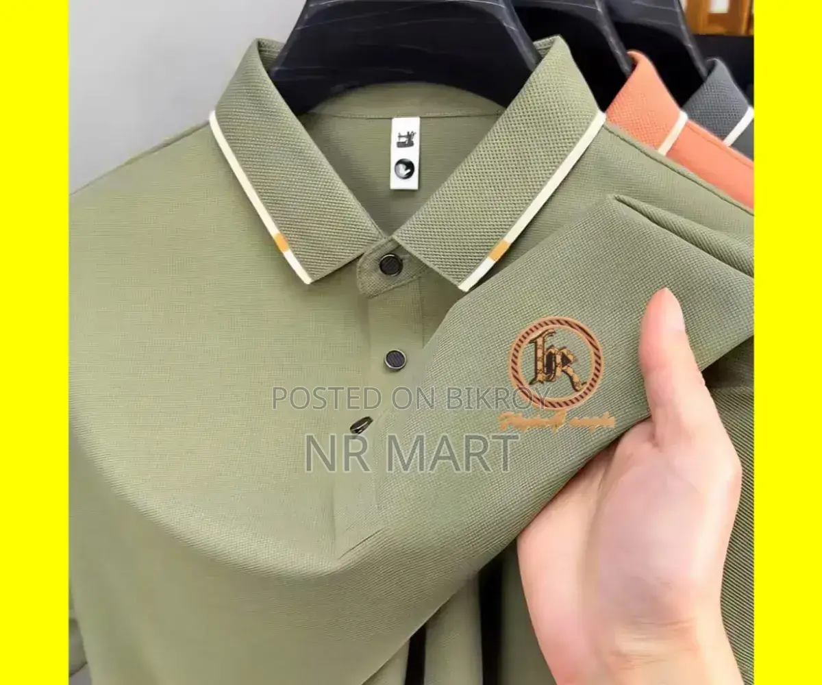 Trendy Premium Polo Shirt with China Sticker