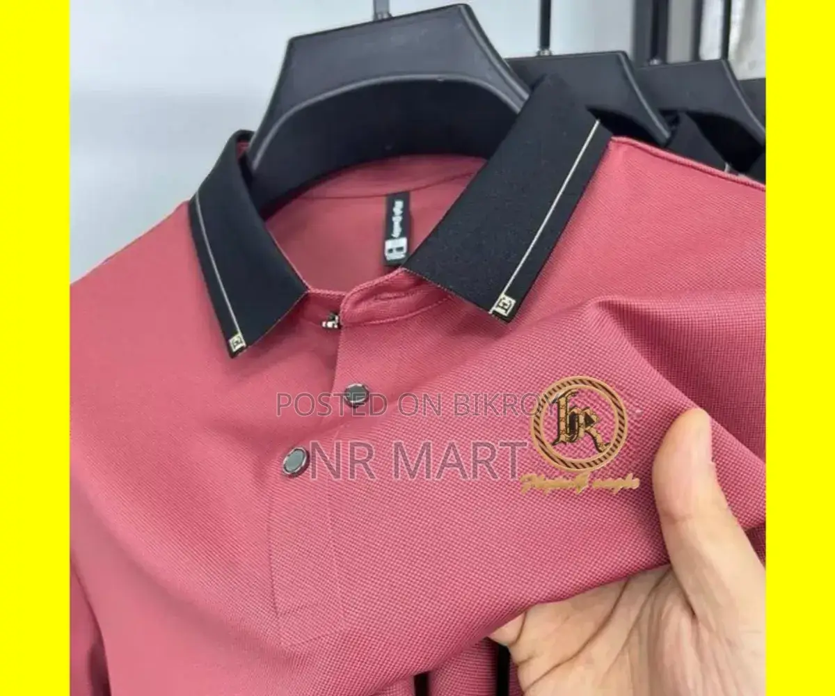Trendy Premium Polo Shirt with China Sticker