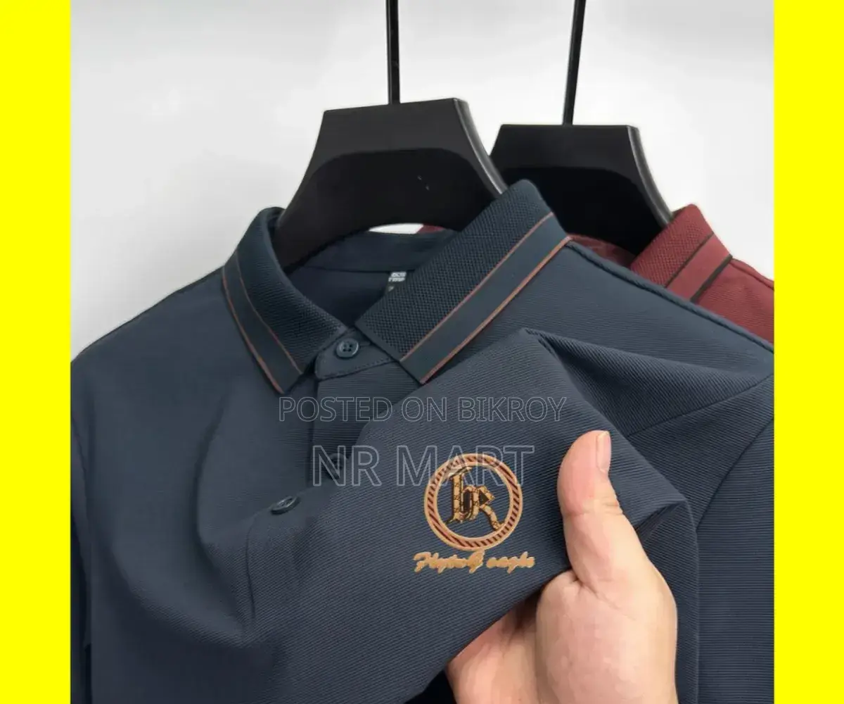 Trendy Premium Polo Shirt with China Sticker