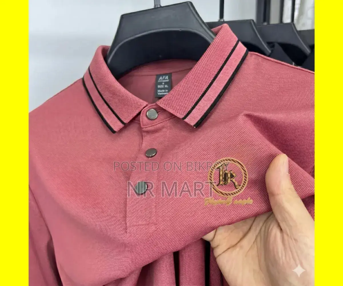 Trendy Premium Polo Shirt with China Sticker