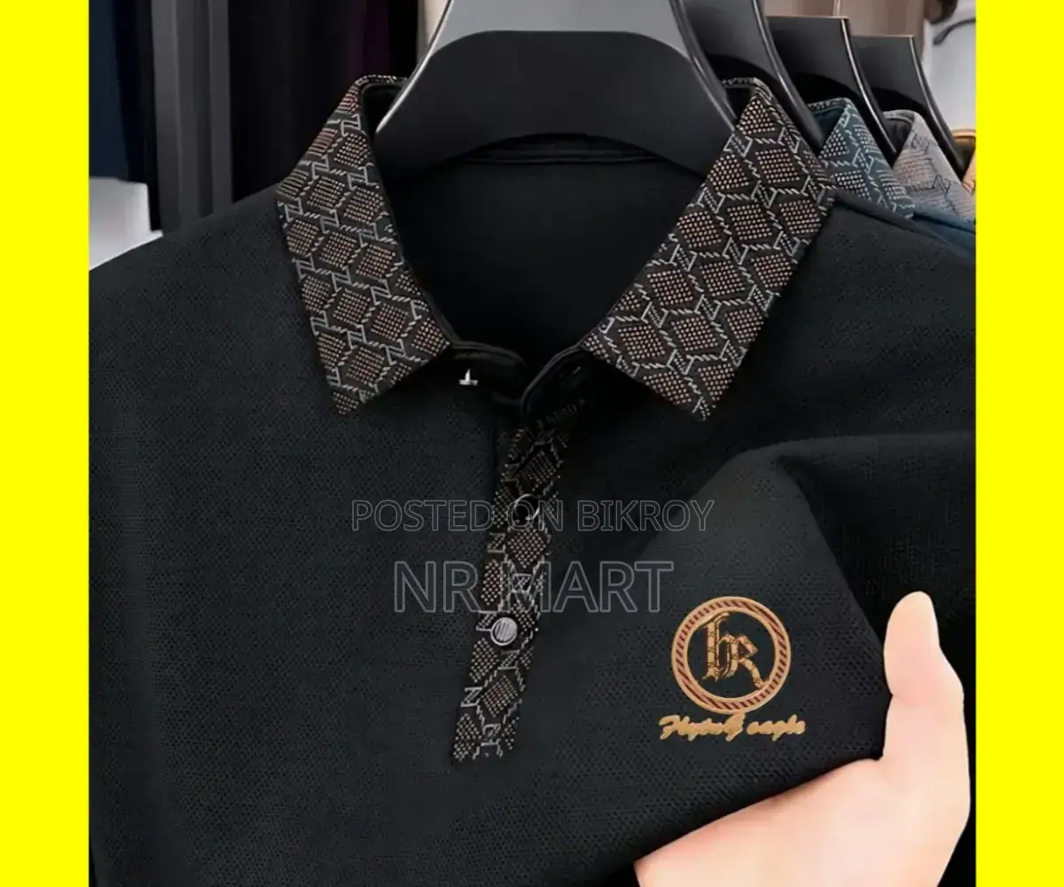 Trendy Premium Polo Shirt with China Sticker