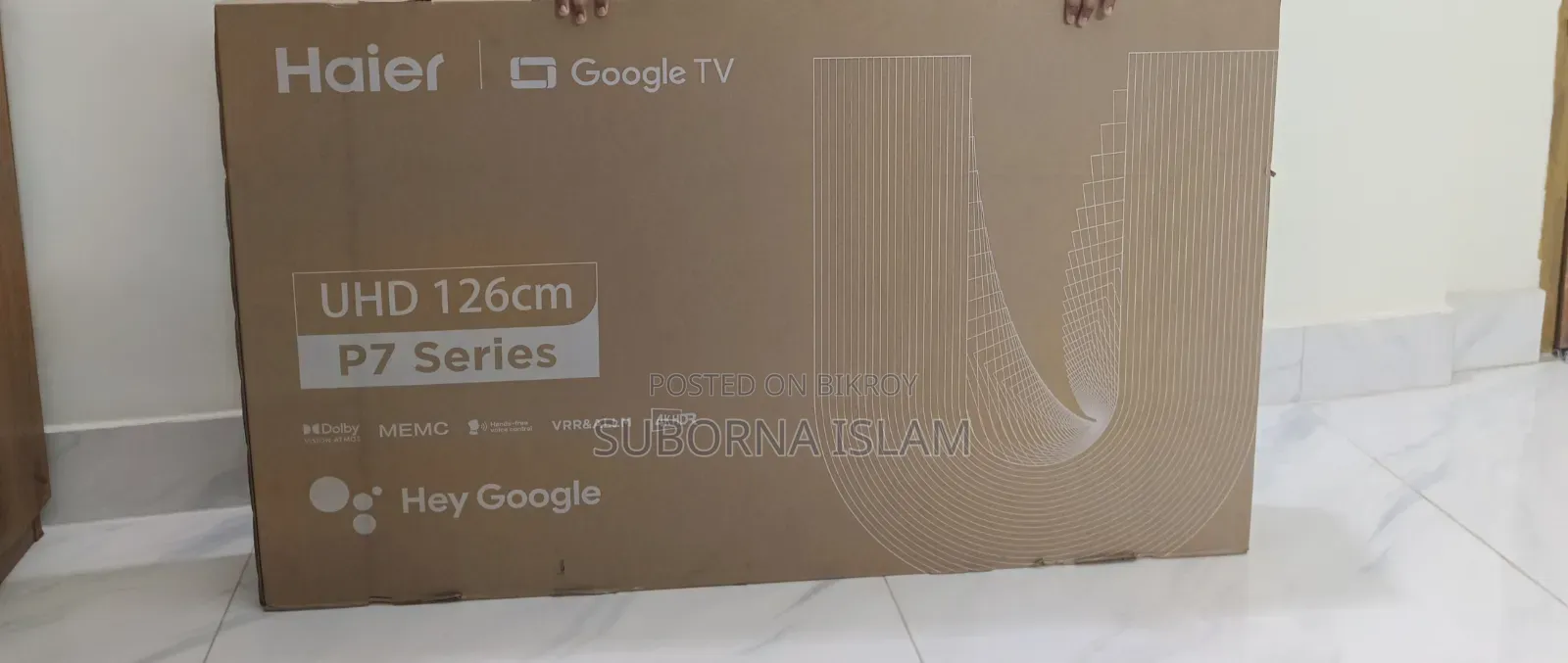 Haier Google TV, 50 Inch, Only 3 Month Use.