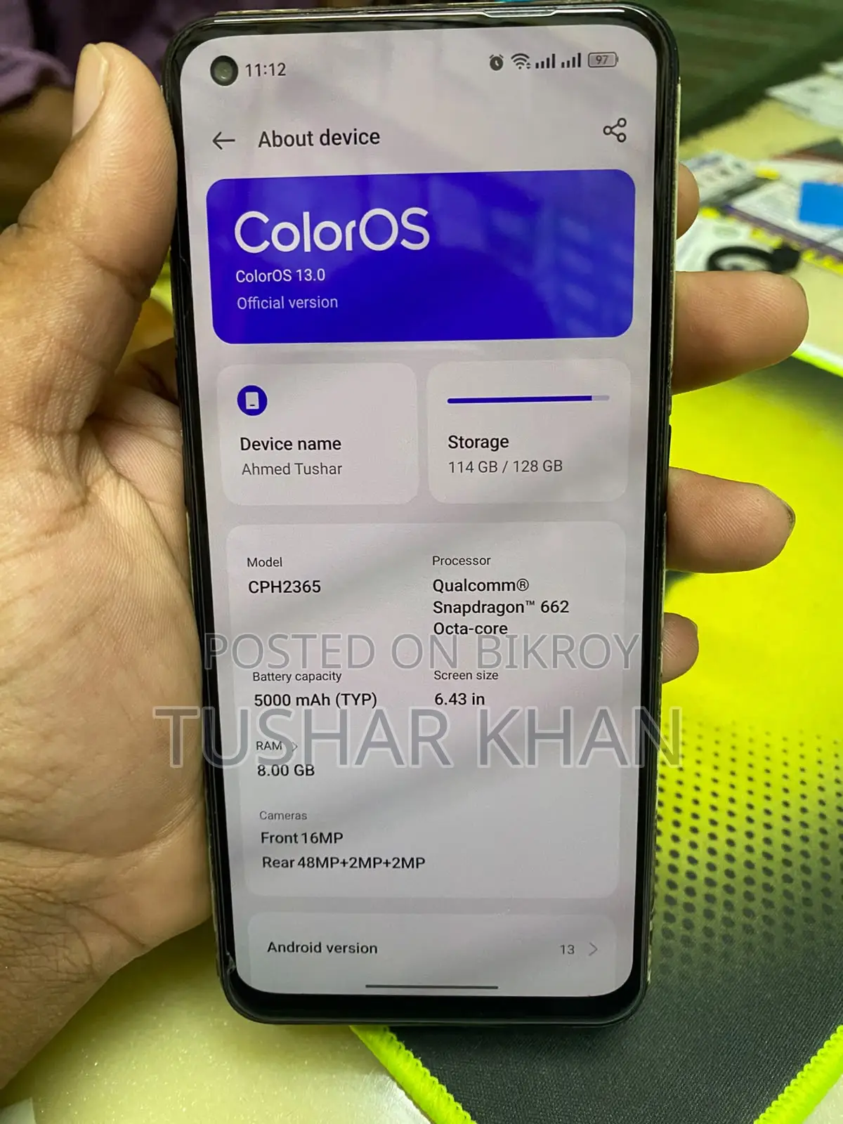 অপো এ৯৫ ১২৮ জিবি কালো