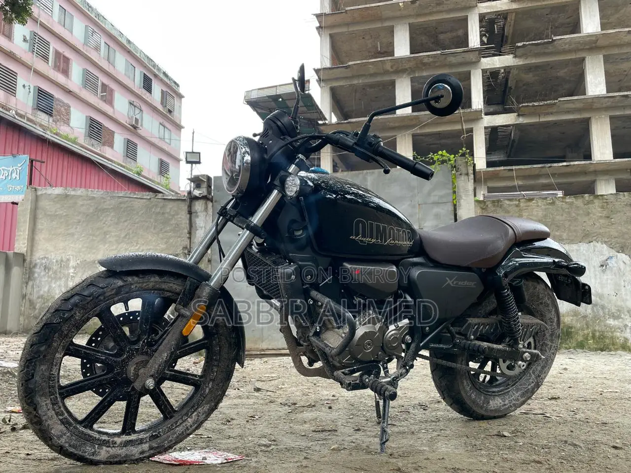কিউজে মোটর এক্স রাইডার এসআরভি ১৬০ ২০২৫ কালো