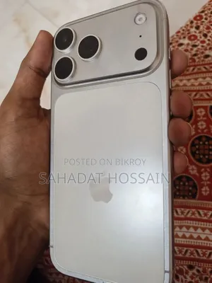 অ্যাপল আইফোন ১৭ প্রো ম্যাক্স ২৫৬ জিবি সিলভার