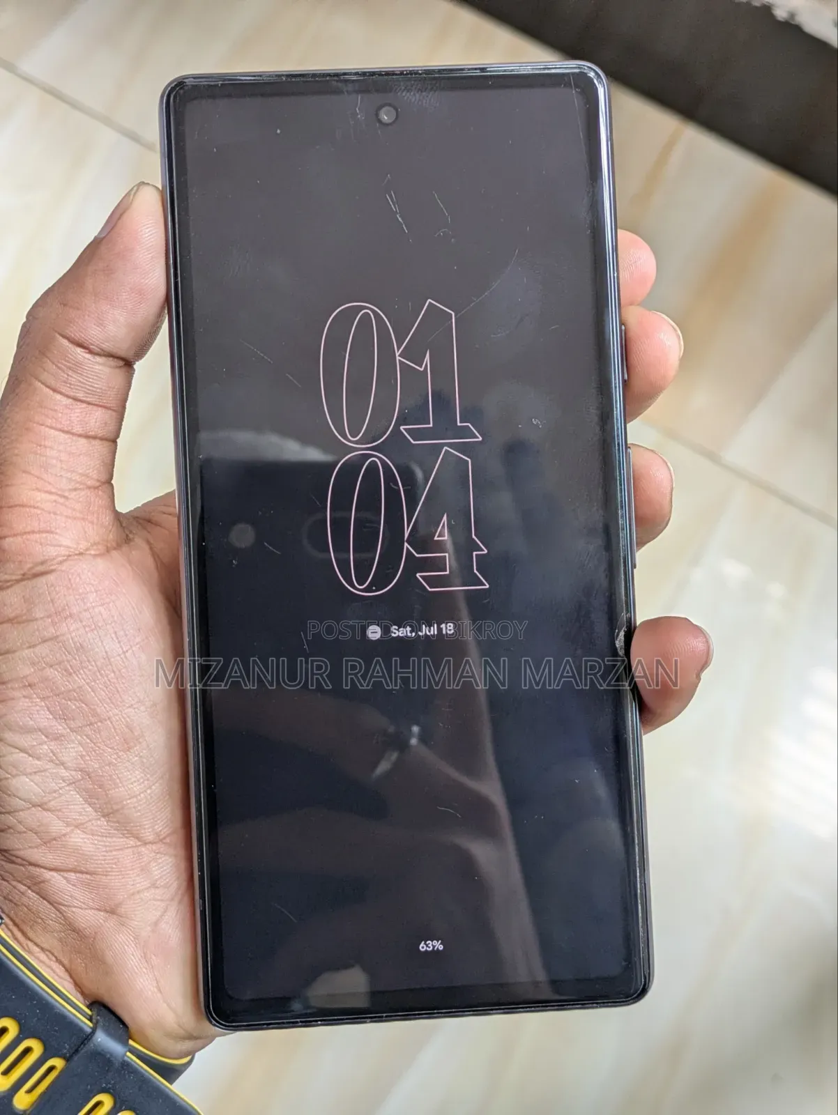 গুগল পিক্সেল ৭এ ১২৮ জিবি ব্ল্যাক