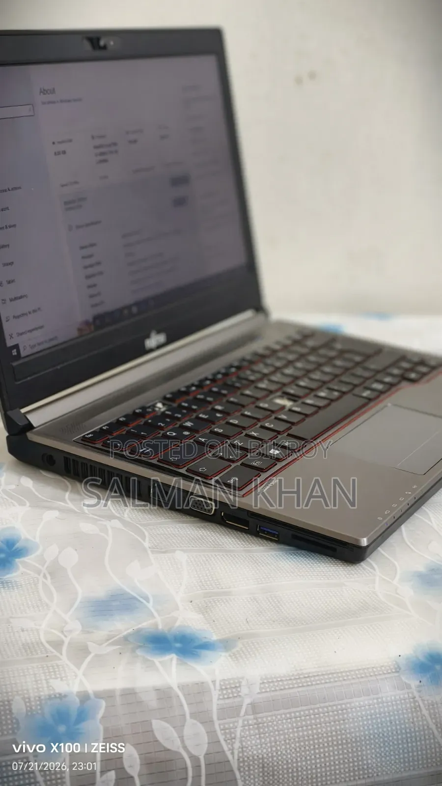 Laptop Fujitsu Lifebook E746 8GB Intel Core i5 SSD 256GB