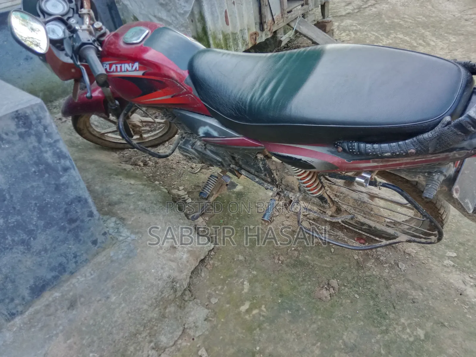 Bajaj Platina 110 2015 Red