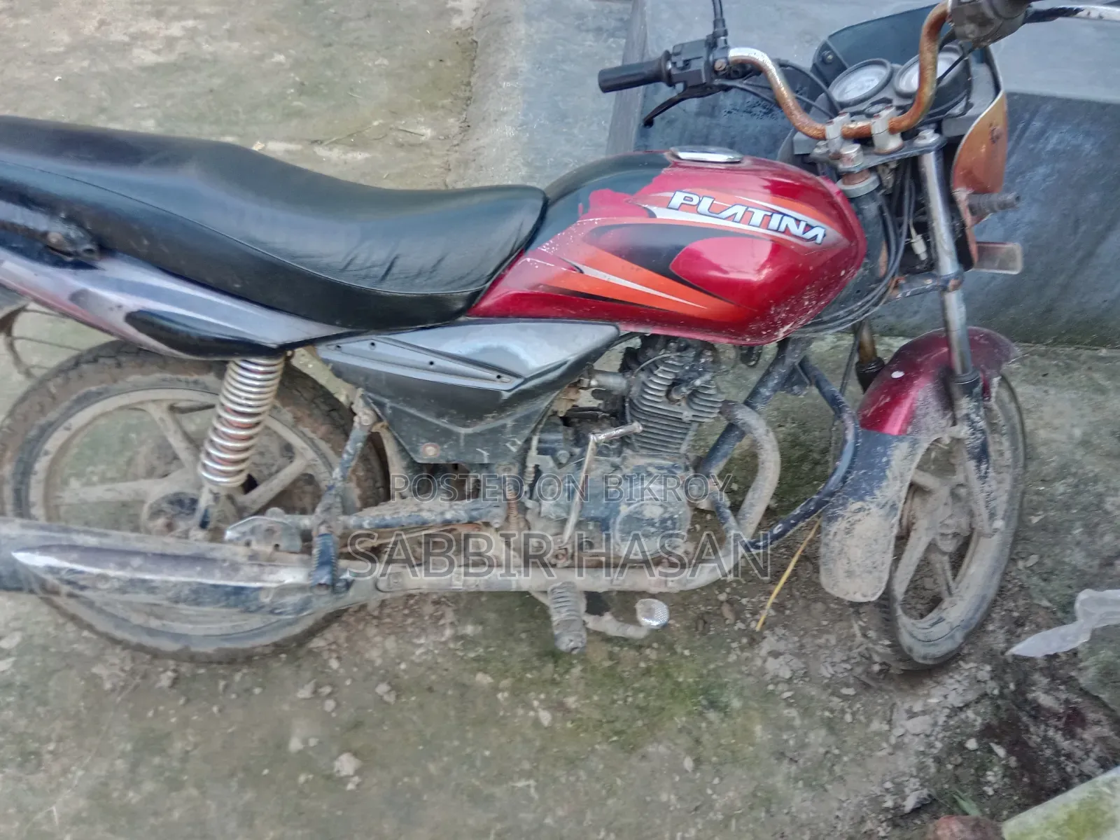 Bajaj Platina 110 2015 Red