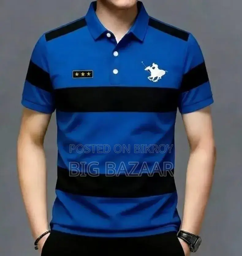 Striped Super Premium Half Sleeve Polo Shirts New Collection