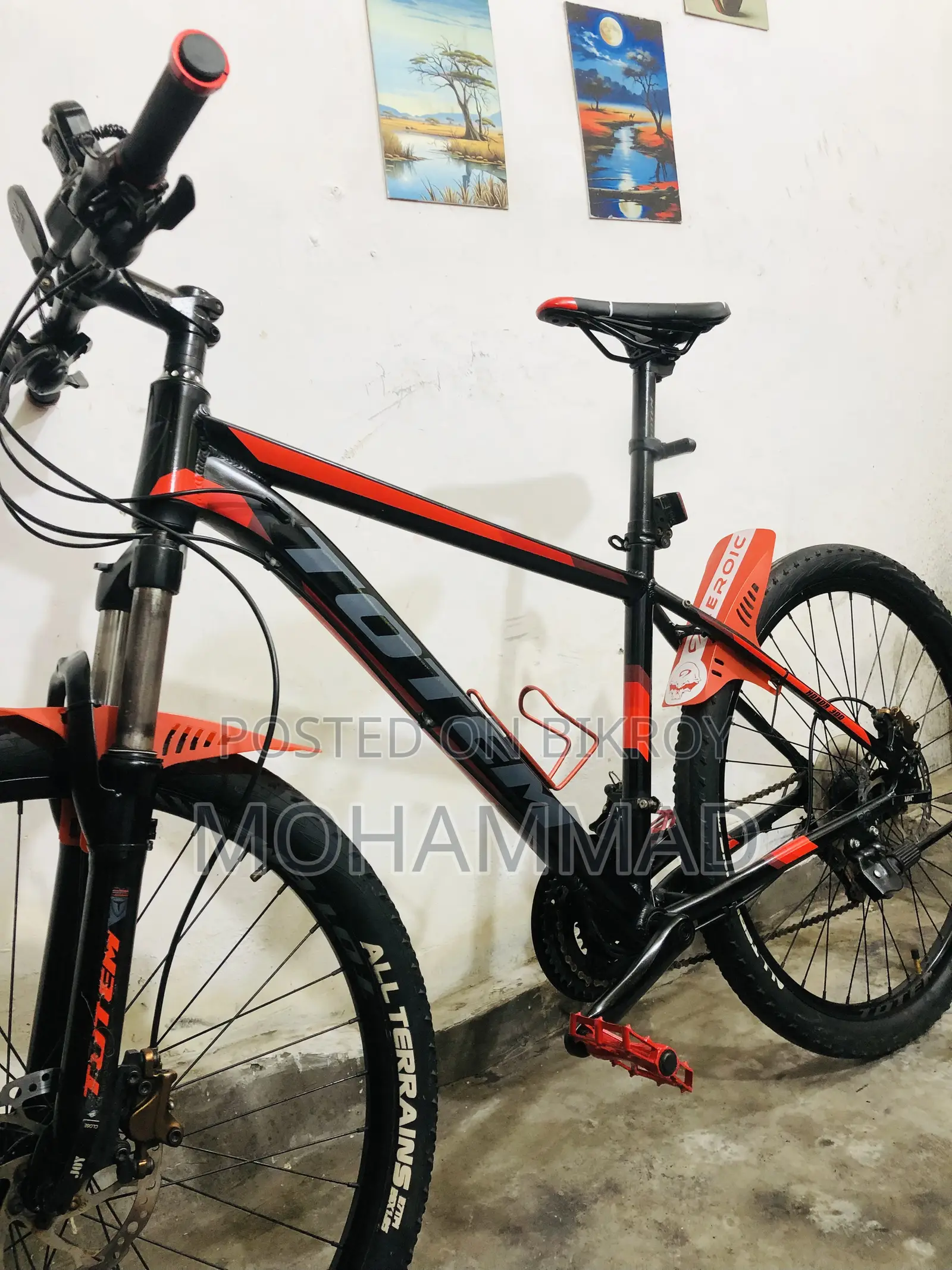 টোটেম কাস্টম বিল্ড সাইকেল ২৭" অ্যালুমিনিয়াম ফ্রেশ কন্ডিশন
