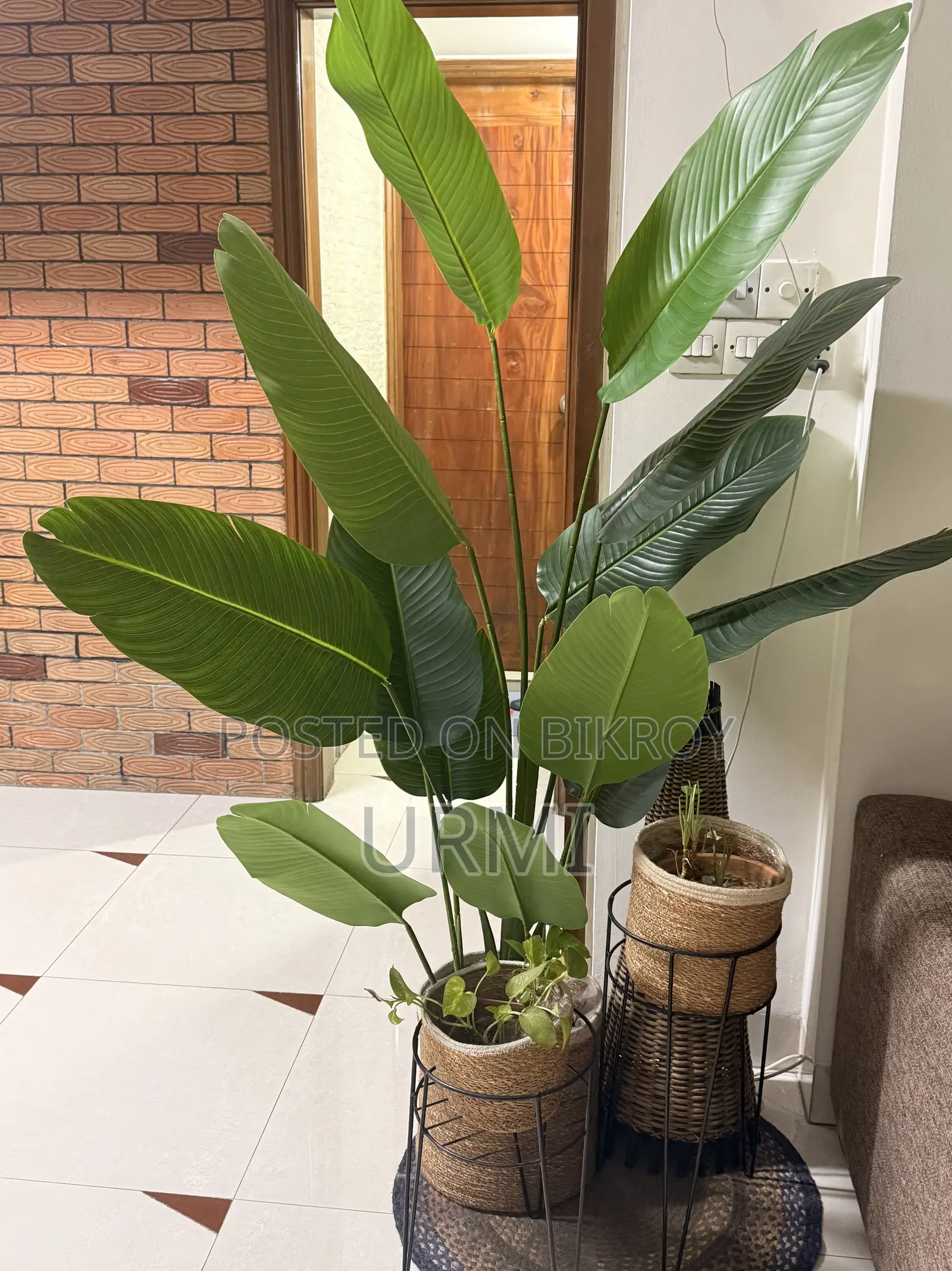 Artificial Plastic Decorative Banana Tree