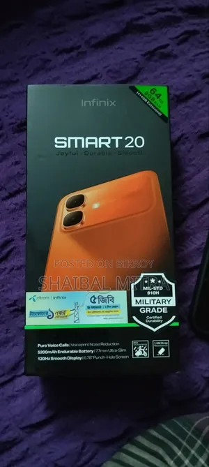 New Infinix Smart 20 128 GB Black