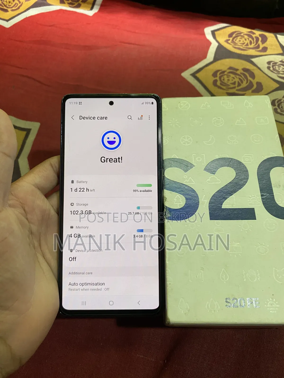 Samsung Galaxy S20 FE 5G 128 GB Black
