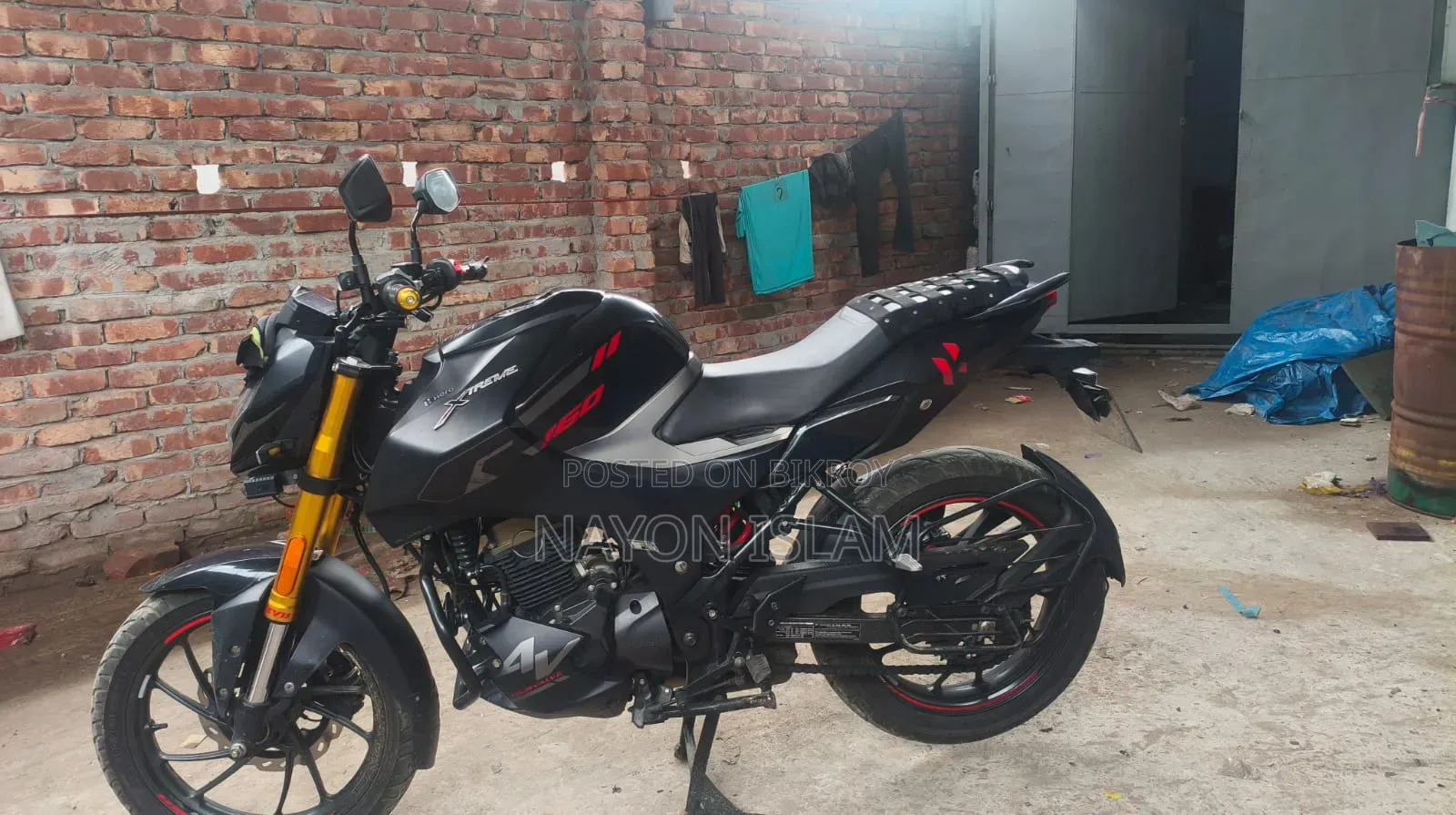 Hero Xtreme 160R 4V 2025 Black