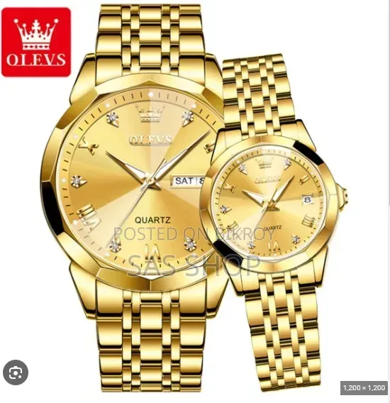 OLEVS 5563 Couple Watch