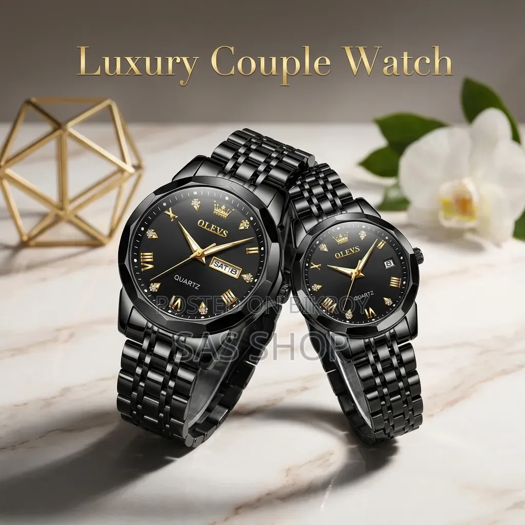OLEVS 5563 Couple Watch