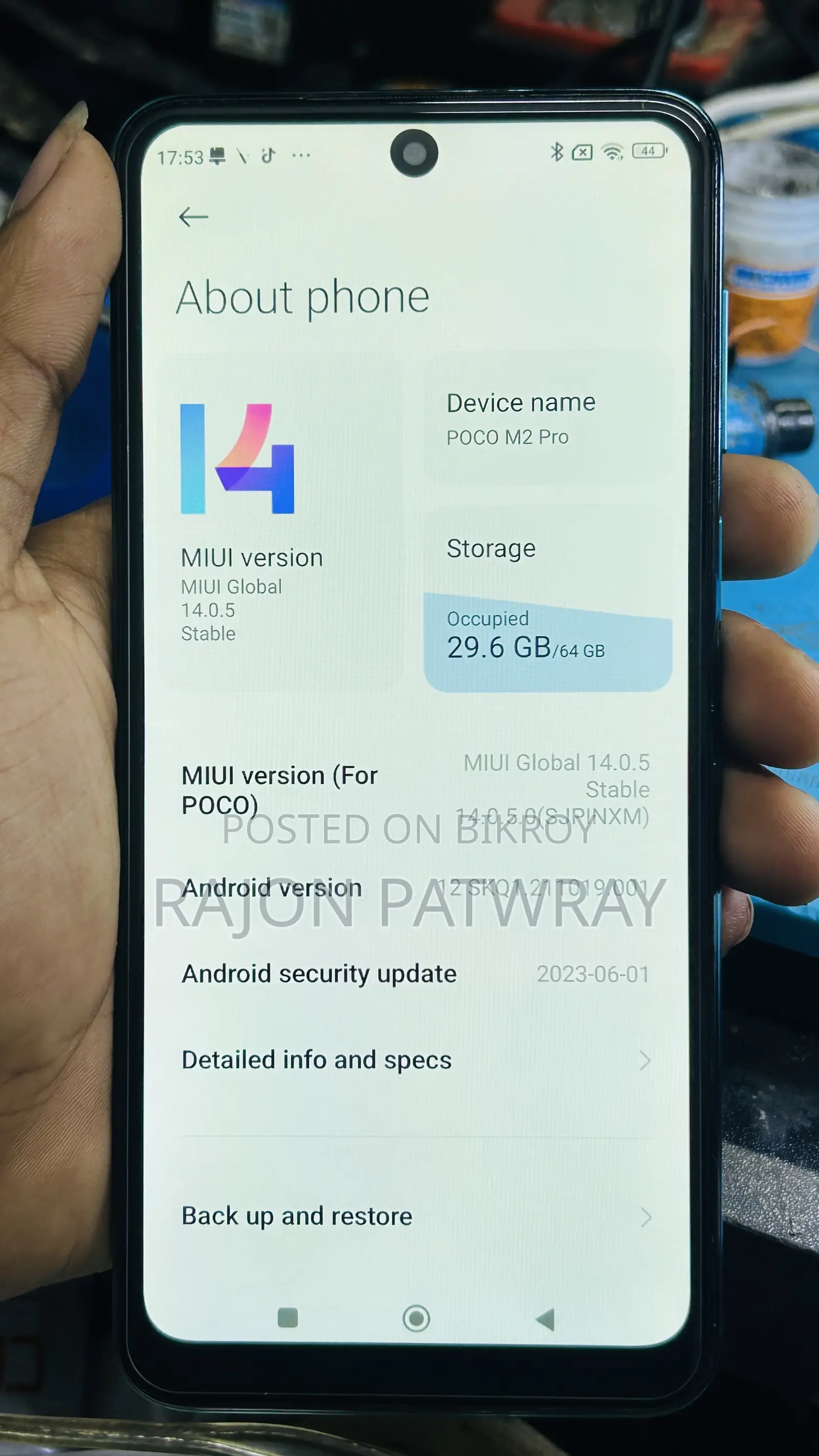 Xiaomi Redmi Note 9 Pro 64 GB Blue