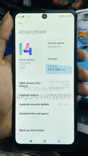 Xiaomi Redmi Note 9 Pro 64 GB Blue