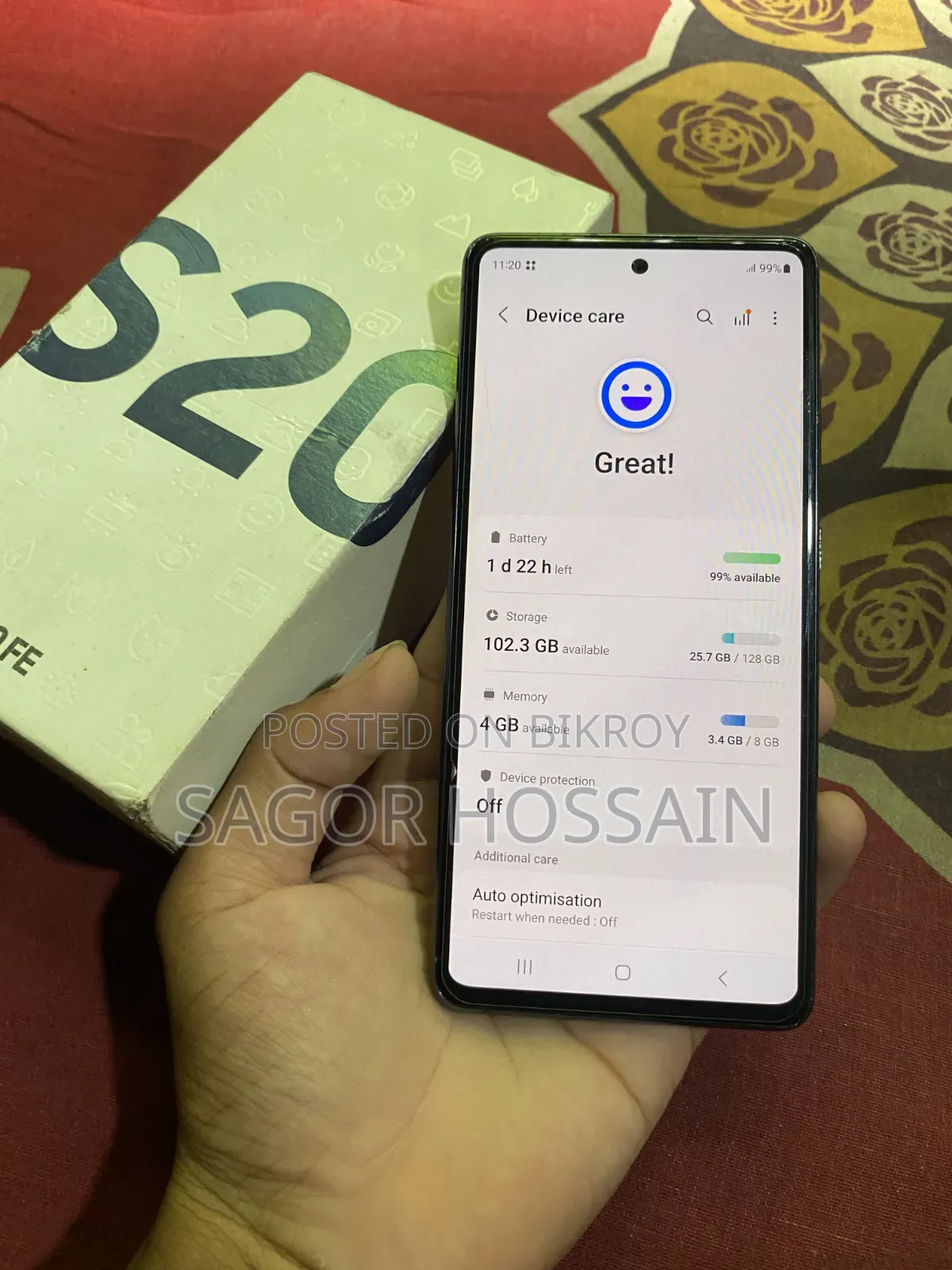 Samsung Galaxy S20 FE 5G 128 GB Black