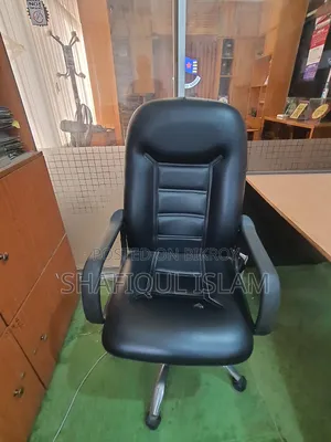 One Used Office Table and One PC Revolving Chair for Sale.