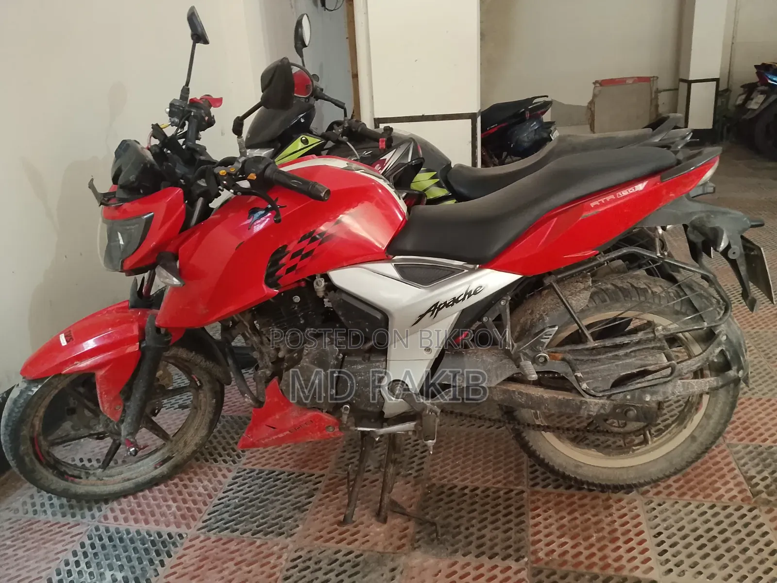 টিভিএস আপাচি আরটিআর ১৬০ টুভি এবিএস ২০২০ লাল