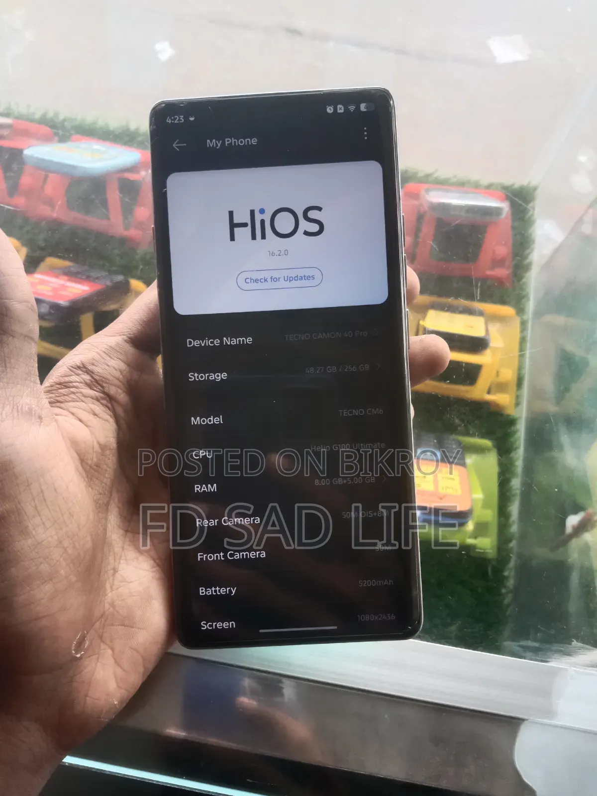 টেকনো ক্যামন ৪০ প্রো ফোরজি ২৫৬ জিবি সবুজ