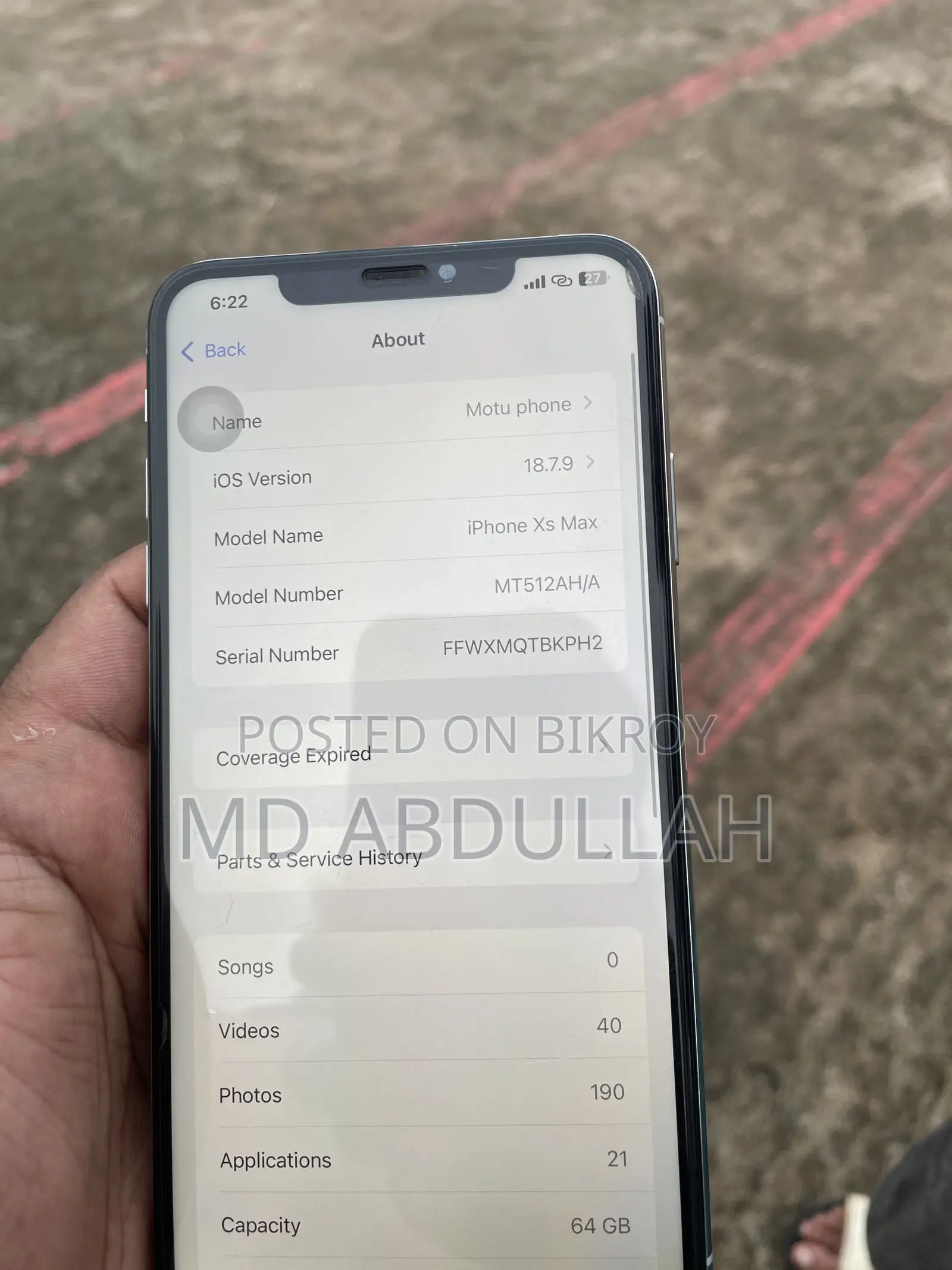 Apple iPhone XS Max 64 GB White