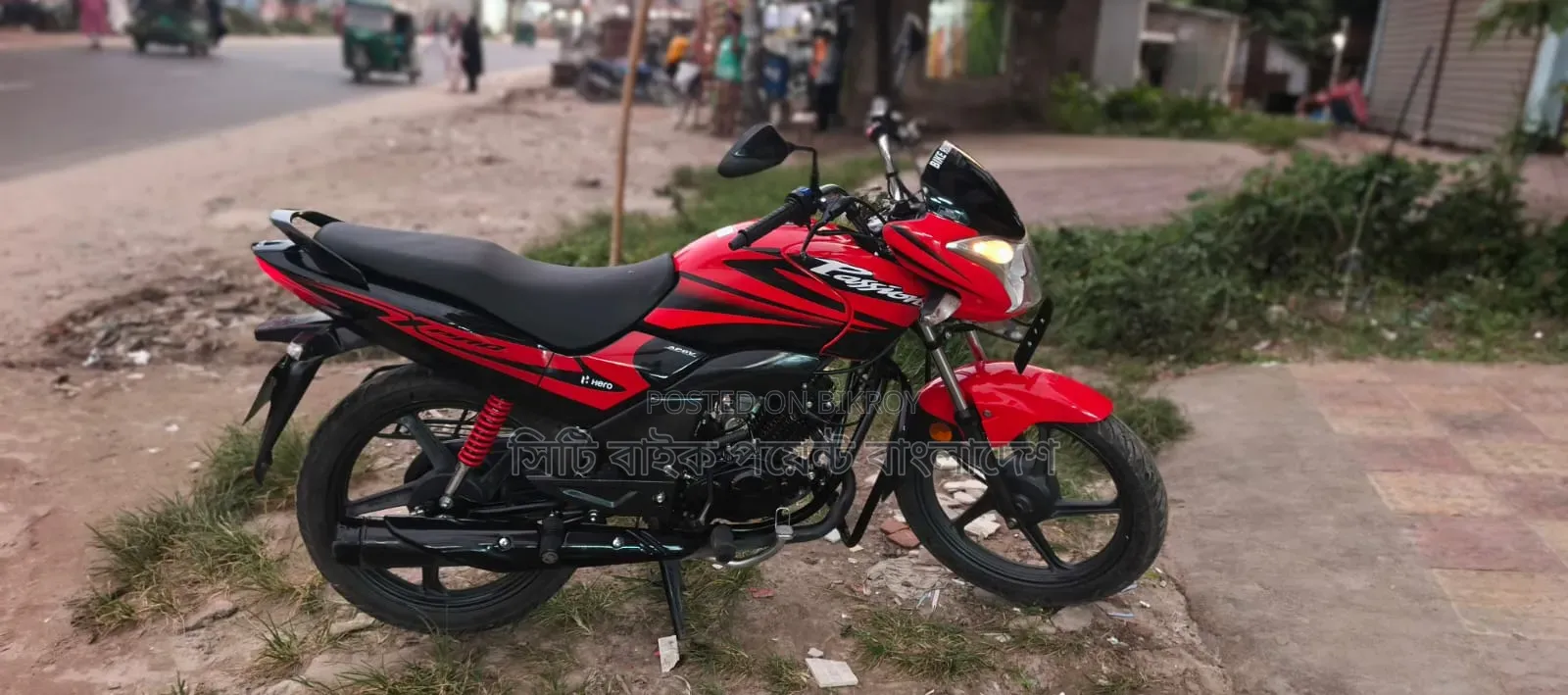 নিউ হিরো প্যাশন এক্সপ্রো এক্সটেক ২০২৬ লাল