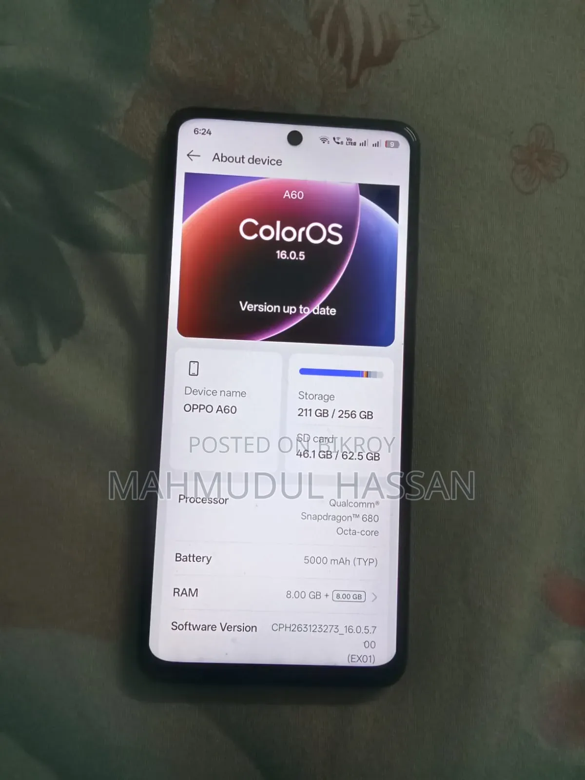 Oppo A60 256 GB